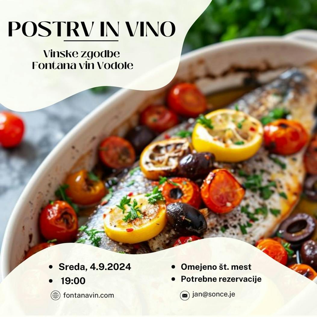 Postrv in vino - Fontana vin Vodole
